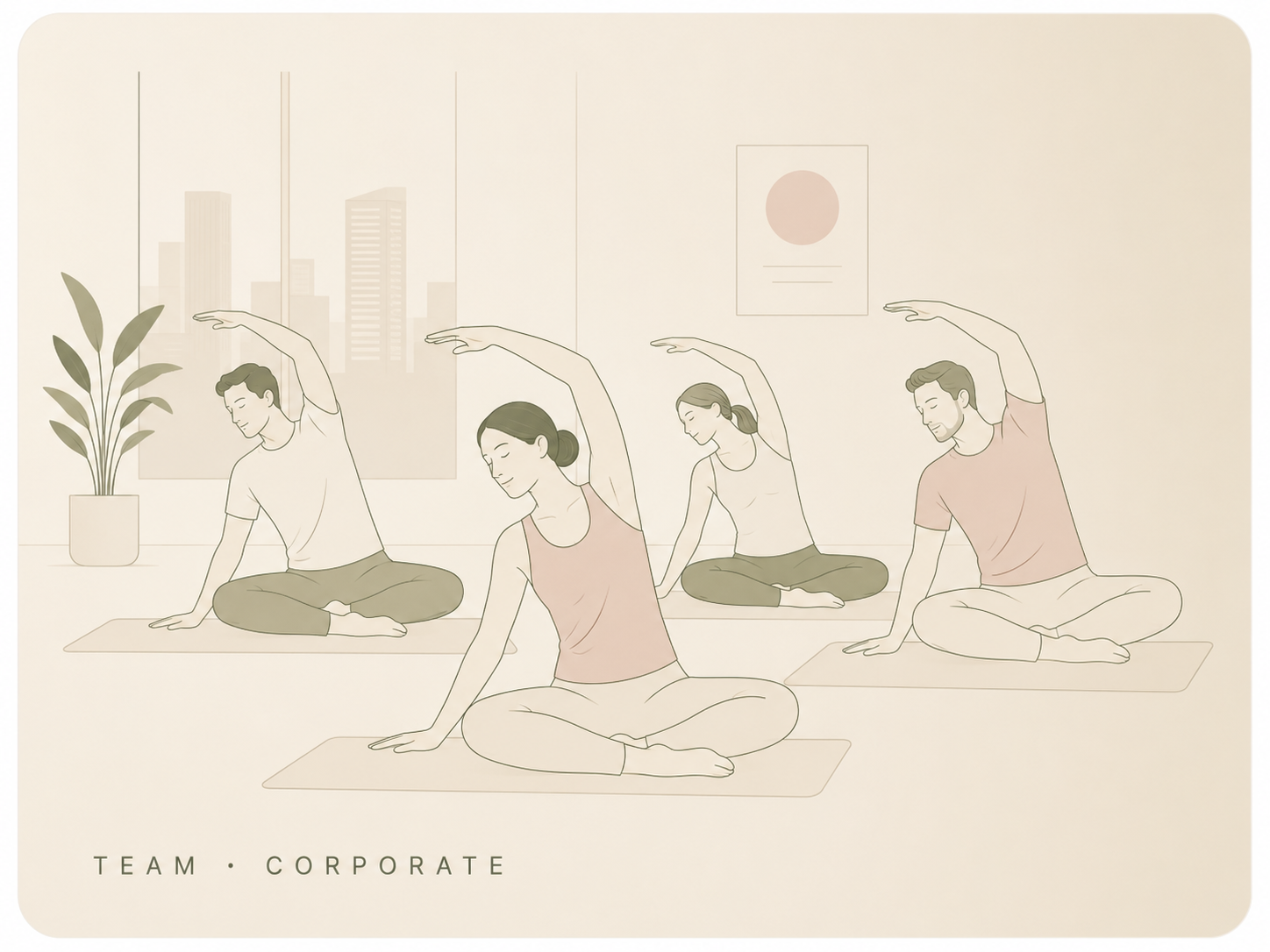 Pilates per aziende — team e corporate